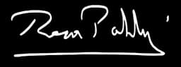 Reza Pahlavi signature